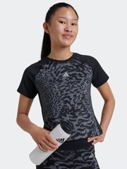 adidas Grey Kids Print T-Shirt - Image 5 of 7