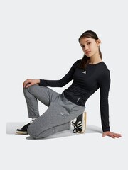 adidas Black Kids Techfit Long Sleeve Top - Image 3 of 6