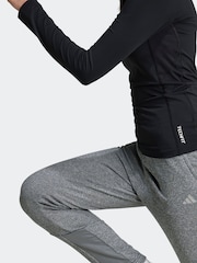 adidas Black Kids Techfit Long Sleeve Top - Image 4 of 6