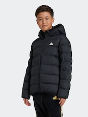 Adidas Black Junior Padded Jacket - Image 3 of 8