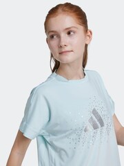 adidas Green Kids Winter T-Shirt - Image 5 of 6