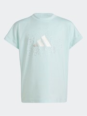 adidas Green Kids Winter T-Shirt - Image 6 of 6