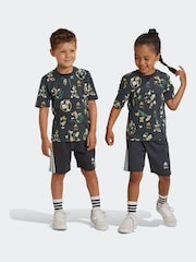 adidas Grey Disney Mickey Mouse T-Shirt Set - Image 8 of 9