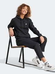 adidas Black Small Logo Hoodie - Image 3 of 7