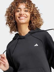 adidas Black Small Logo Hoodie - Image 5 of 7