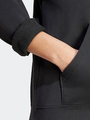 adidas Black Small Logo Hoodie - Image 6 of 7