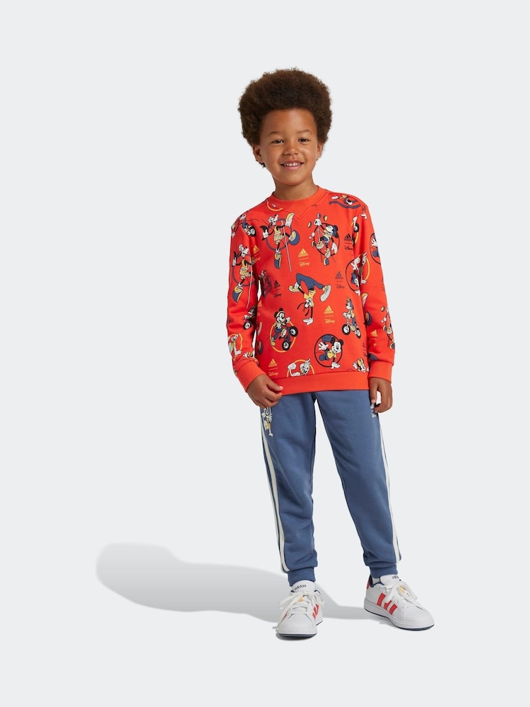 adidas Red Disney Mickey Mouse Joggers - Image 1 of 9