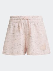 adidas Pink Lilght Sportswear Junior Future Icons Big Logo Shorts - Image 6 of 6