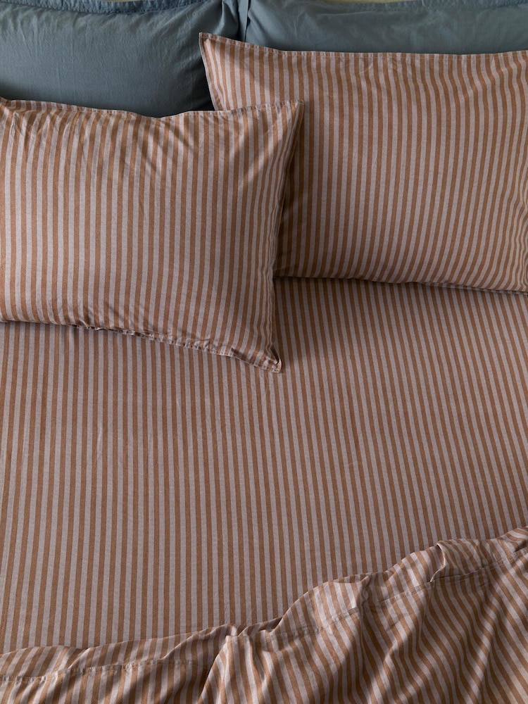 Yard CocoaVintage Blue Yard Marlow Stripe Duvet Cover Set - Image 1 of 2 Yard CocoaVintage Blue Yard Marlow Stripe Duvet Cover Set - Image 1 of 2