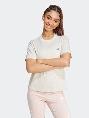 adidas Brown Small Logo 100% Cotton T-Shirt - Image 1 of 6