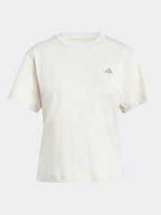 adidas Brown Small Logo 100% Cotton T-Shirt - Image 6 of 6