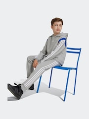 adidas Grey Kids Colorblock Joggers - Image 3 of 6
