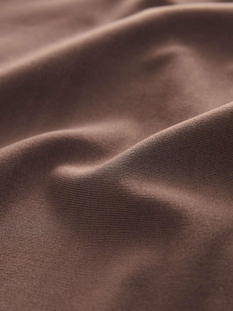 Chocolate Brown Thin Strap Slinky Cami Vest - Image 7 of 7