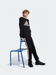 adidas Black Kids Metallic Print Hoodie - Image 3 of 6