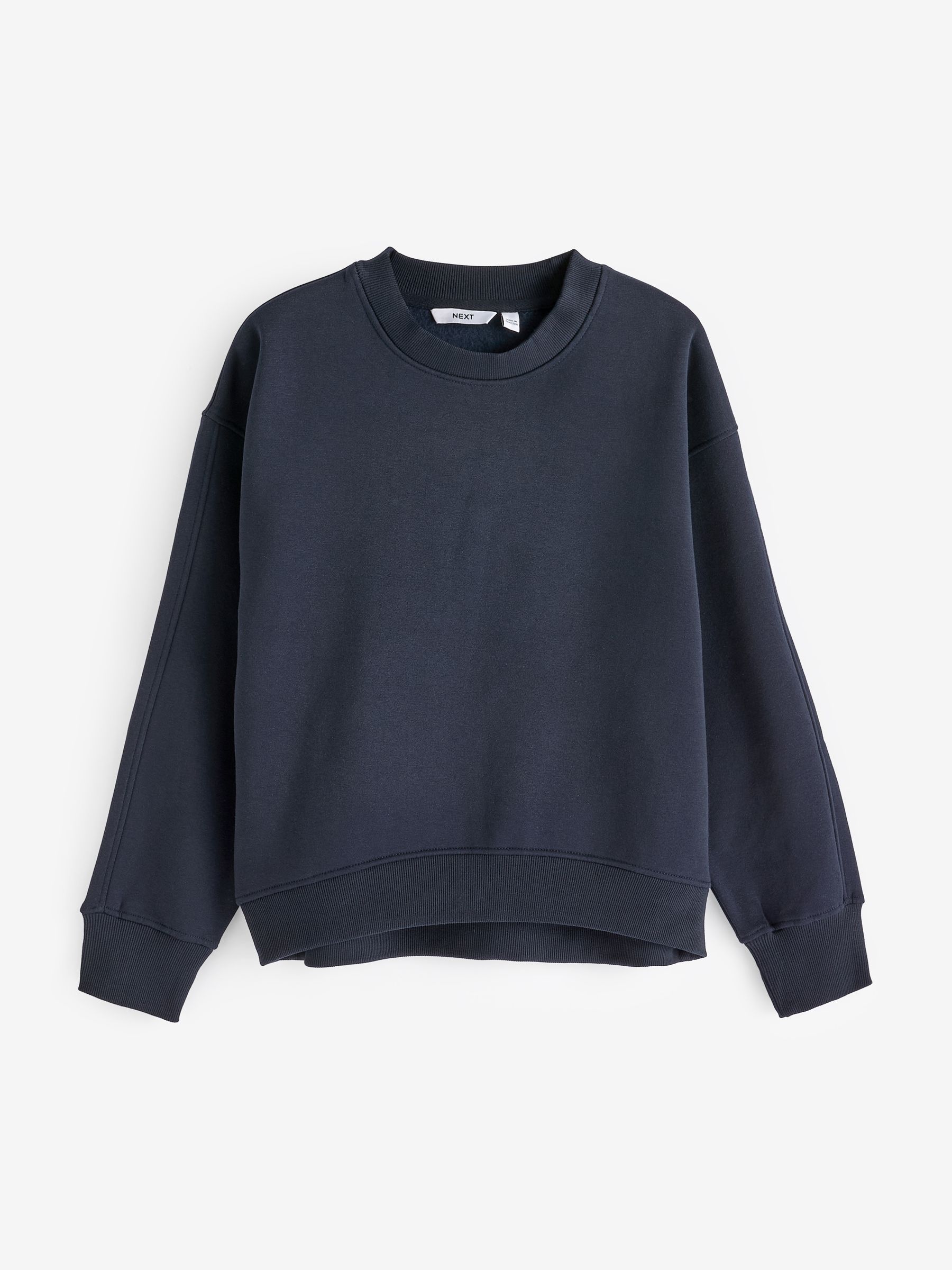Buy Navy Blue Heavyweight Soft Touch Crew Neck Sweatshirt from the Next UK  online shop