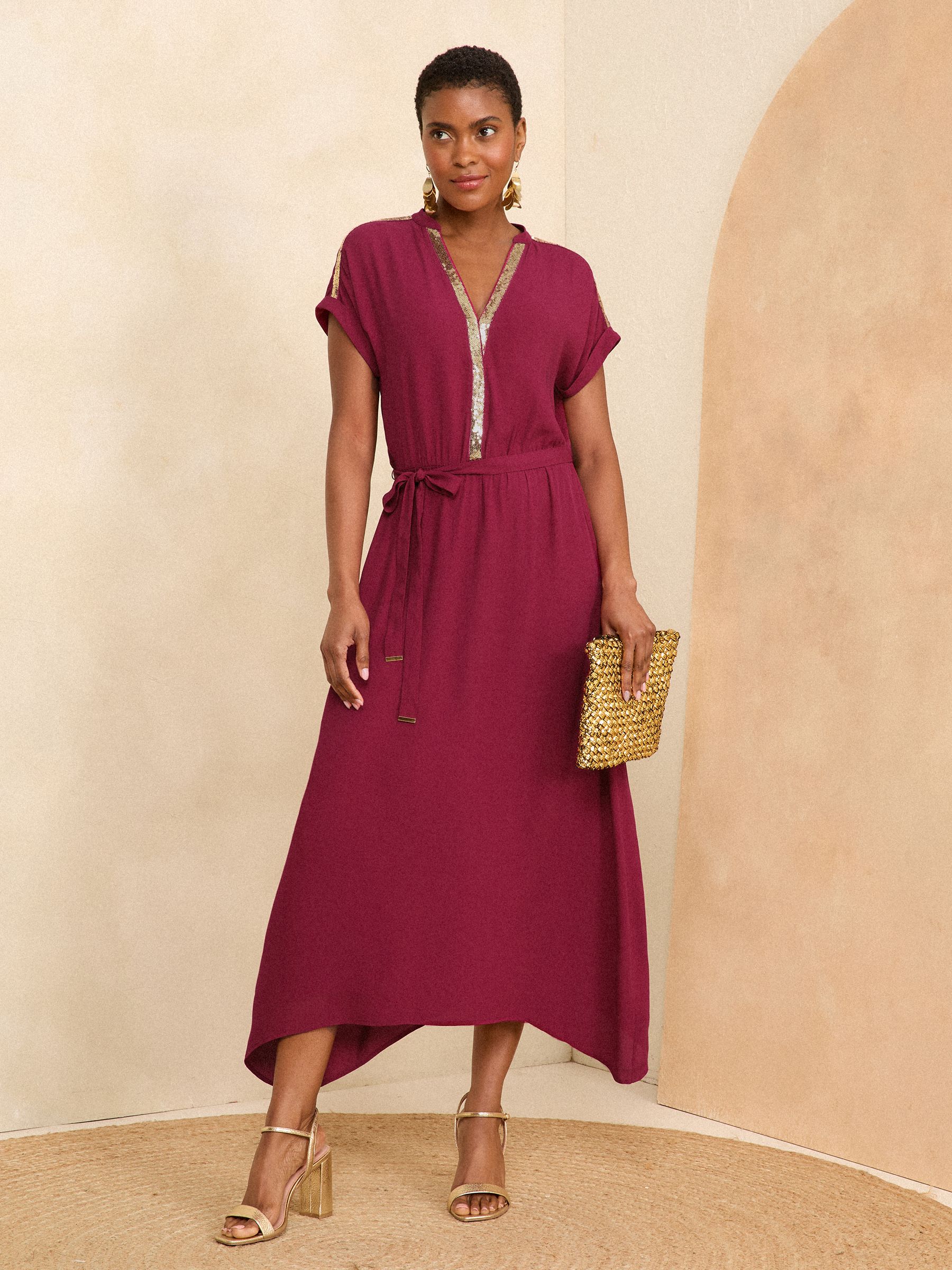 Hanky hem midi dress new arrivals