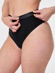 Negru - Spanx Sheer Power Bikini Chiloți - Image 2 of 4