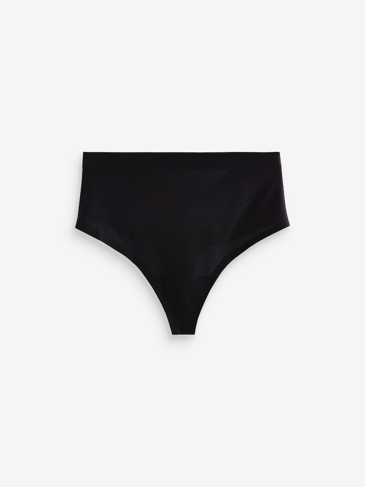 Negru - Spanx Sheer Power Bikini Chiloți - Image 4 of 4