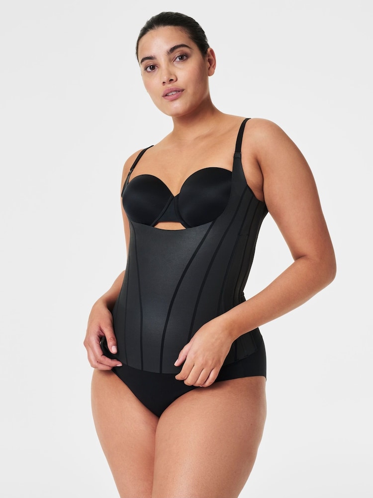 Zwart - SPANXsupersculpt™ Total Contour Open-Bust Cami - Image 1 of 5