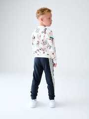 adidas White Disney Mickey Mouse Joggers - Image 4 of 10