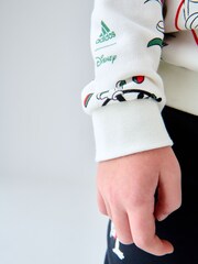 adidas White Disney Mickey Mouse Joggers - Image 7 of 10