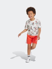 adidas White Disney Mickey Mouse T-Shirt Set - Image 3 of 7