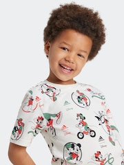 adidas White Disney Mickey Mouse T-Shirt Set - Image 4 of 7