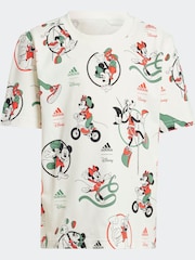 adidas White Disney Mickey Mouse T-Shirt Set - Image 6 of 7