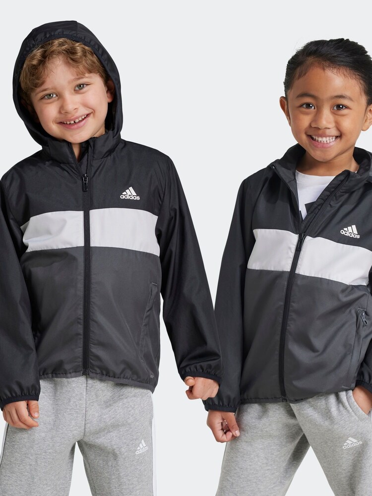 adidas Black WIND.RDY Tiberio Windbreaker Jacket - Image 1 of 6