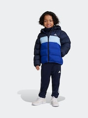 adidas Blue Synthetic Down Padded Jacket - Image 8 of 9