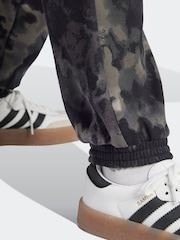 adidas Originals Black Tie Dye 3 Stripe 100% Cotton Joggers - Image 2 of 6