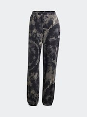 adidas Originals Black Tie Dye 3 Stripe 100% Cotton Joggers - Image 6 of 6