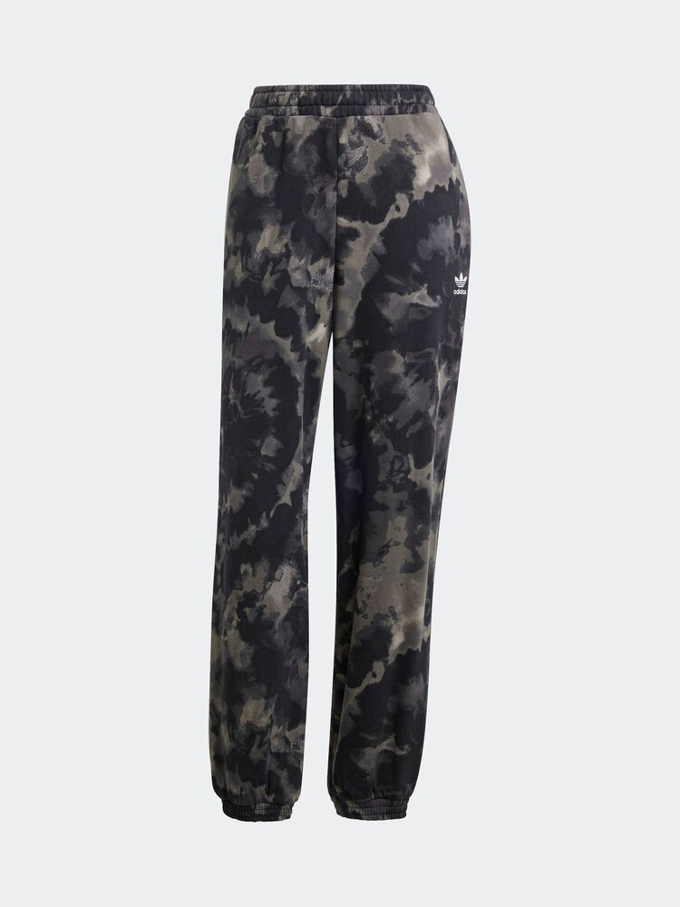 adidas Originals Black Tie Dye 3 Stripe 100% Cotton Joggers - Image 6 of 6