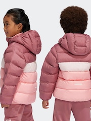 adidas Pink Synthetic Down Padded Jacket - Image 5 of 7