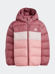 adidas Pink Synthetic Down Padded Jacket - Image 7 of 7