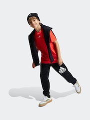 adidas Red Kids Regular Fit Train Essentials Logo T-Shirt - Image 3 of 6