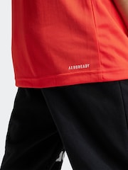 adidas Red Kids Regular Fit Train Essentials Logo T-Shirt - Image 5 of 6