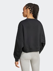 adidas originals Black Essentials Crew Sweatshirt - Image 2 of 7