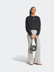 adidas originals Black Essentials Crew Sweatshirt - Image 4 of 7