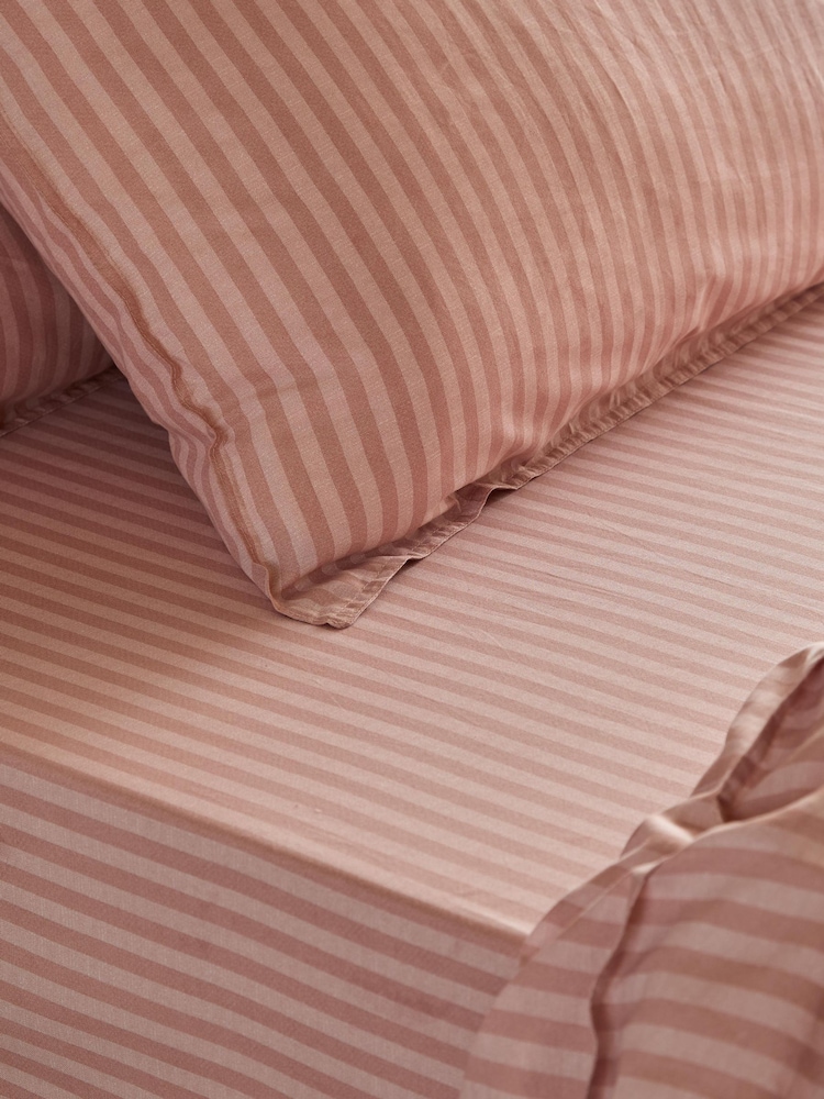 Yard MapleSandlewood Yard Marlow Stripe Duvet Cover Set - Image 2 of 2 Yard MapleSandlewood Yard Marlow Stripe Duvet Cover Set - Image 2 of 2