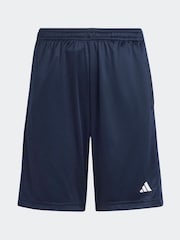 adidas Blue Kids Regular Fit Train Essentials Logo Shorts - Image 6 of 6