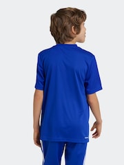 adidas Dark Blue Kids Regular Fit Train Essentials Logo T-Shirt - Image 4 of 8
