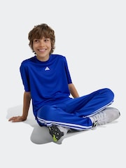 adidas Dark Blue Kids Regular Fit Train Essentials Logo T-Shirt - Image 6 of 8