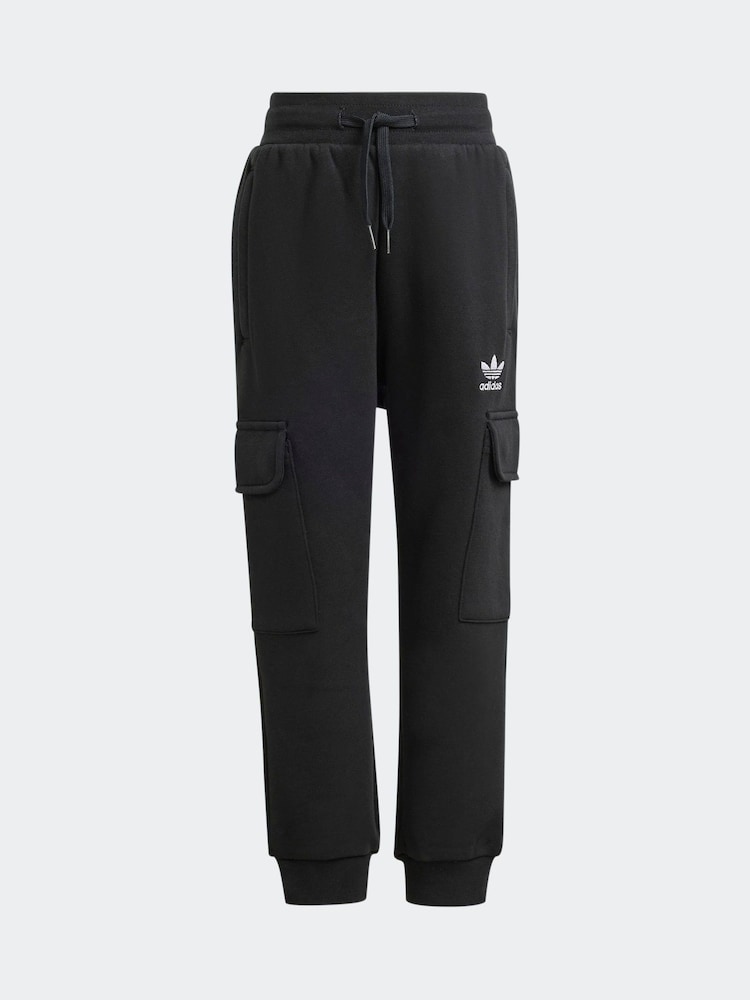 adidas Originals Black Hoodie and Joggers Set - Image 8 of 8