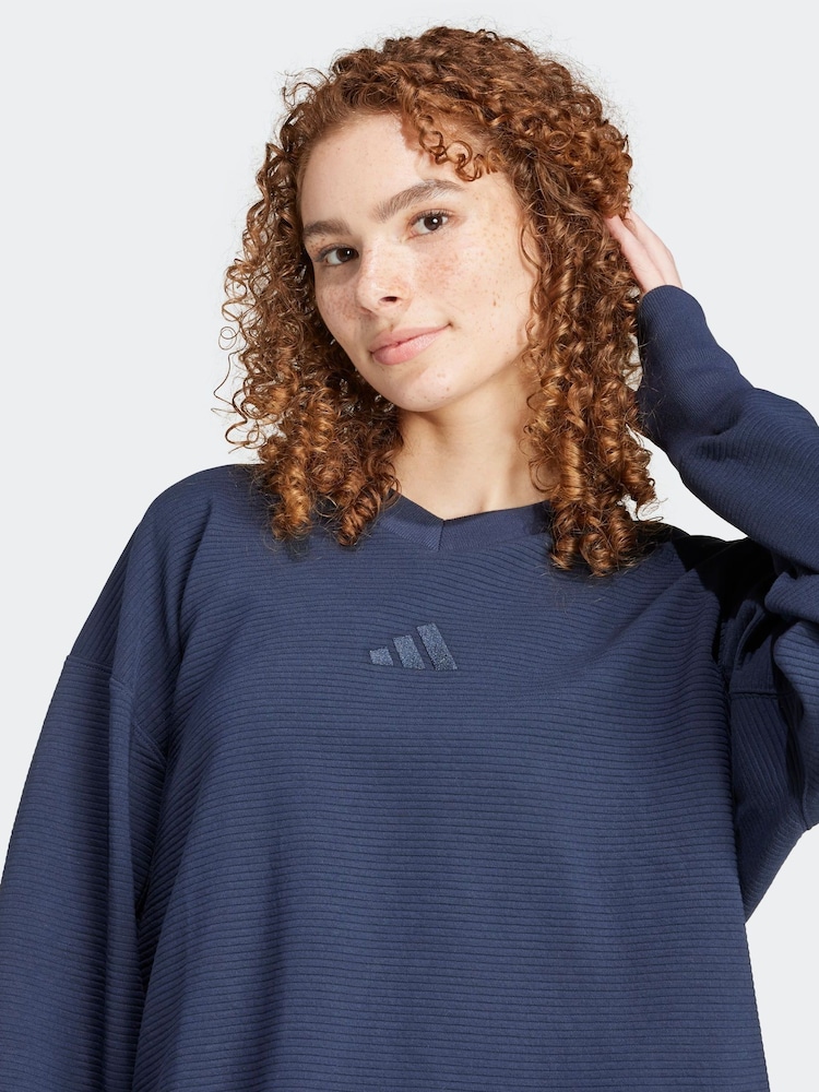 adidas Blue Sweatshirt - Image 3 of 7