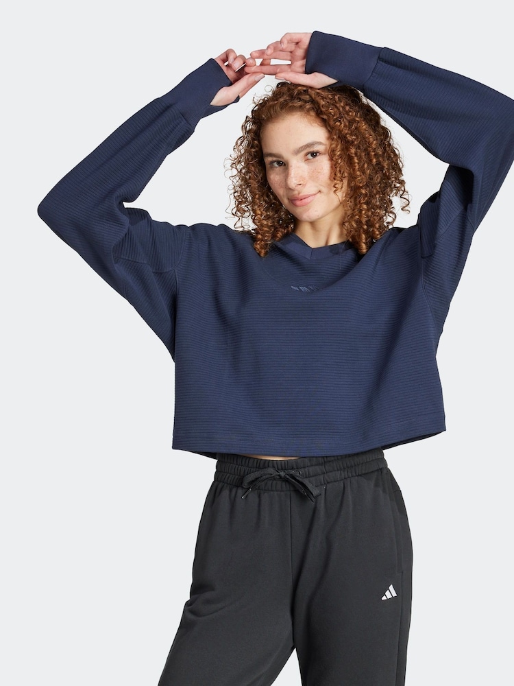 adidas Blue Sweatshirt - Image 5 of 7
