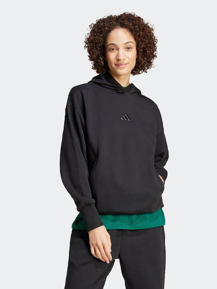 adidas Black ALL SZN Boyfriend Hoodie - Image 2 of 8