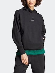 adidas Black ALL SZN Boyfriend Hoodie - Image 4 of 8