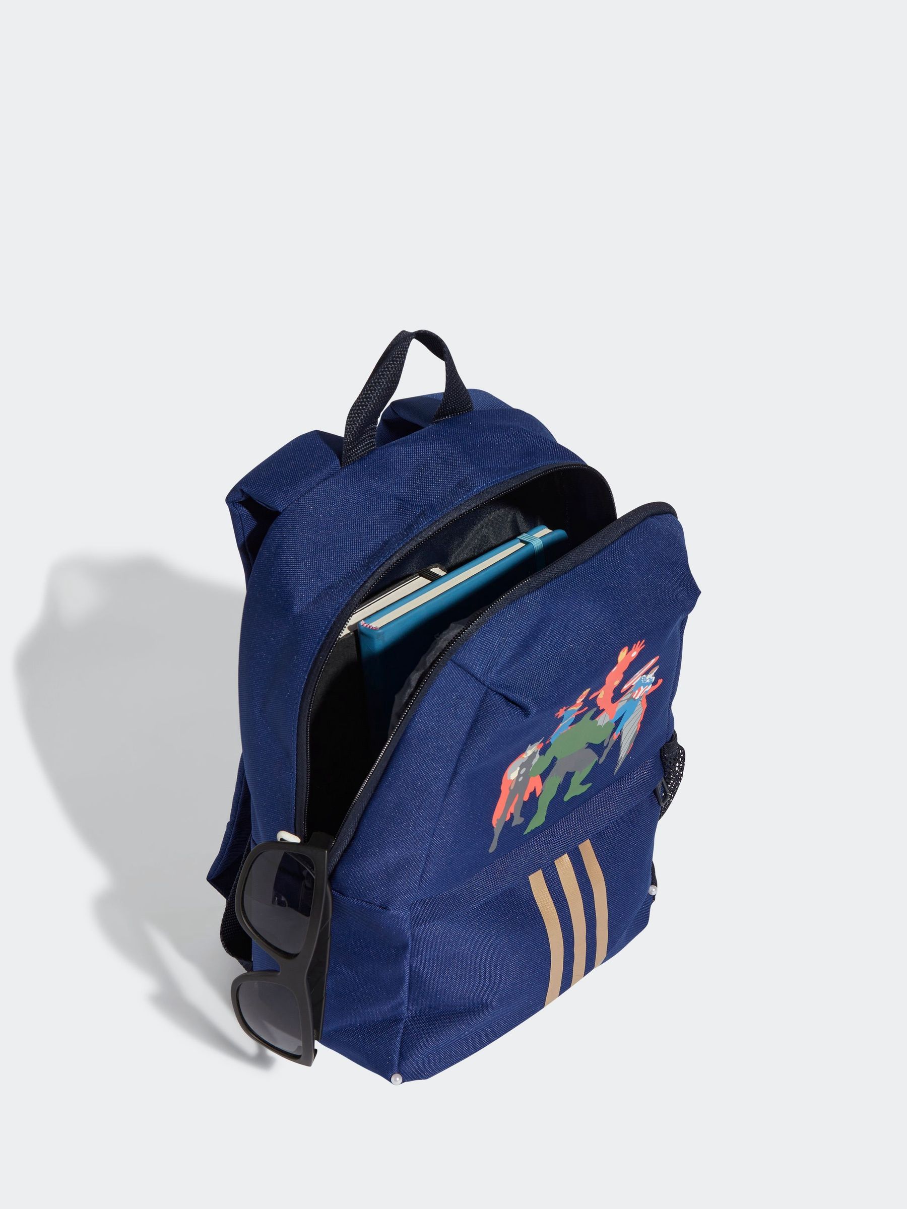 Buy adidas Blue Kids Little Kids Avengers Backpack from Next USA