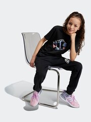 adidas Black Dark Graphic T-Shirt - Image 1 of 7